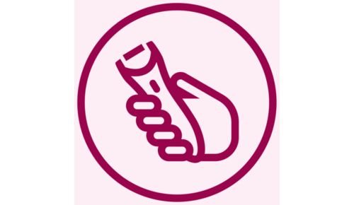 Profileret, ergonomiske greb