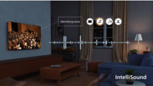 Un son parfait pour tous vos contenus. Moteur IntelliSound