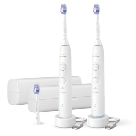 HX7129/01 Philips Sonicare Advanced Clean Rechargeable toothbrush - 2-pack