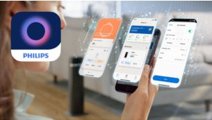 Track and control your heater with Philips Air+ app