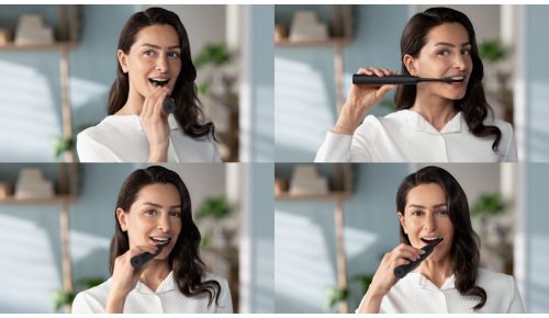 Optimieren Sie Ihr Putzerlebnis mit dem 2-Minuten-Timer und dem 4-Quadranten-Timer