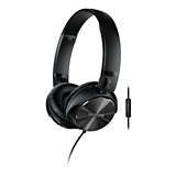Noise cancellation headphones with mic