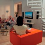 Surround sound from the wall