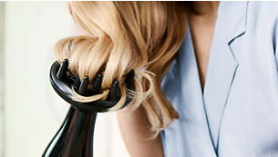 Volume diffuser enhances volume, for curls and bouncy styles