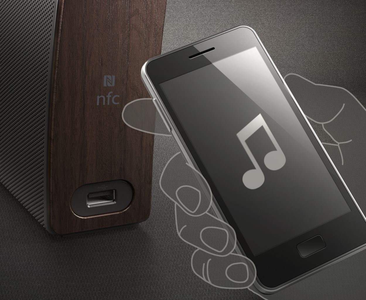 wireless portable speaker P9XBLK/10 | Philips Fidelio