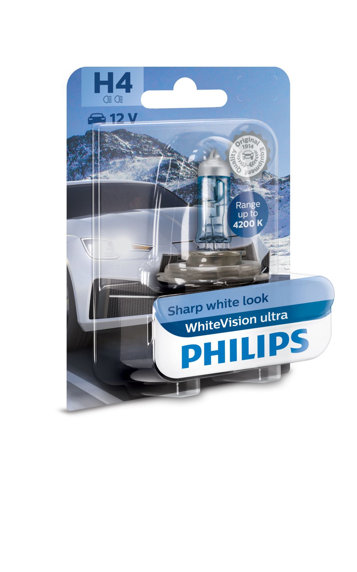 Ampoule projecteur longue portée H4, 60/55W, 12VPHILIPS