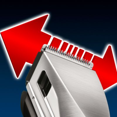 Extra powerful battery for easily cutting all hair types