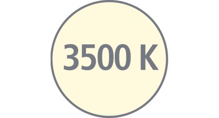 تمتّع بدفء الضوء الأبيض 3500K