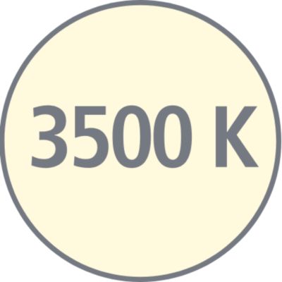 Enjoy the 3500 K warmth of classic light