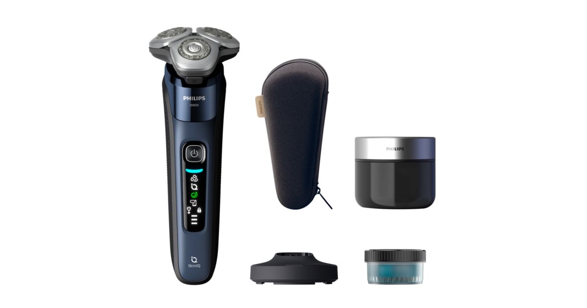i9000 Strojček na suché a mokré holenie so SkinIQ X9003/30 - hlavný produktový obrázok Philips