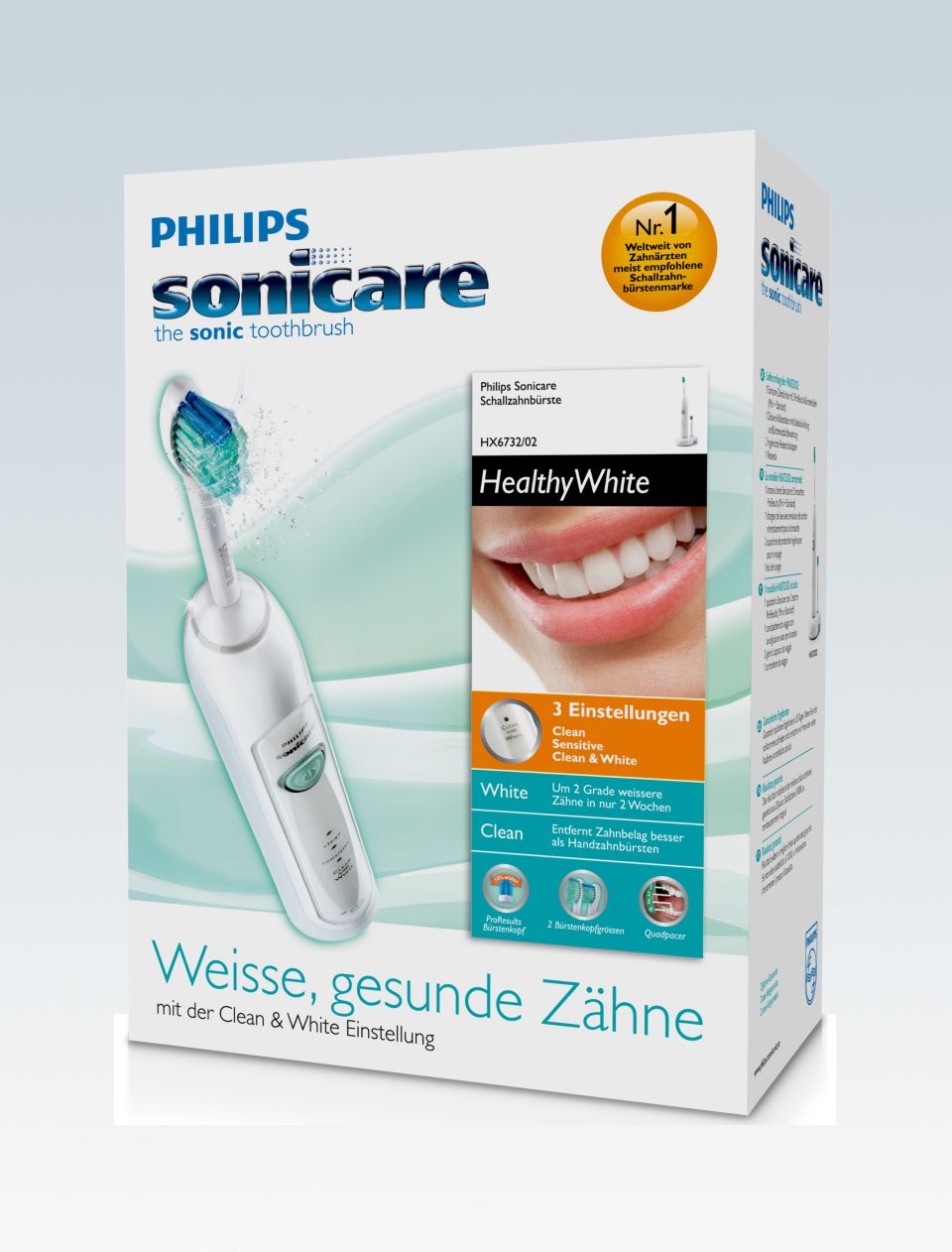 HealthyWhite Sonic electric toothbrush HX6732/02 | Sonicare