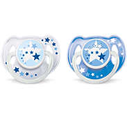 Avent Nighttime Pacifier 6-18m, 2 pack