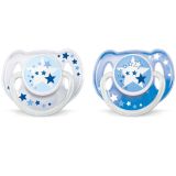 Nighttime Pacifier 6-18m, 2 pack
