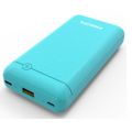 行動電源。20000mAh 容量 淺藍色