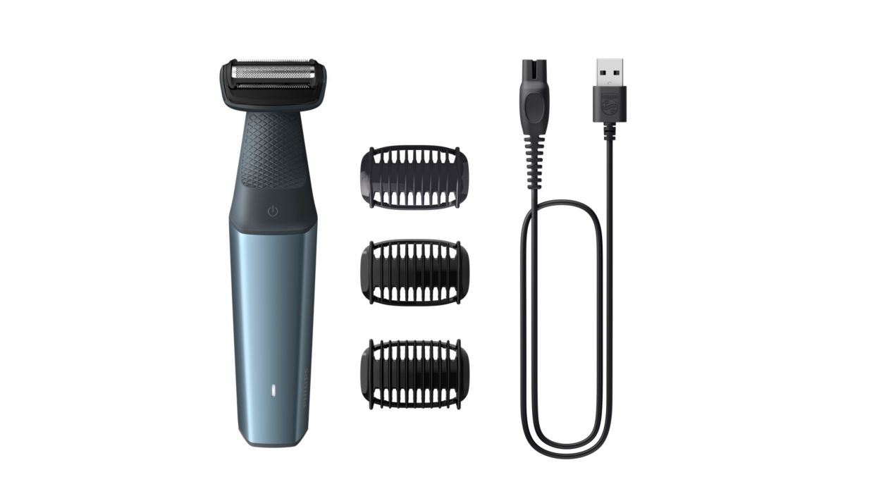 Bodygroom Series 3000 Recortador corporal e intimo impermeable BG3027 05 Philips