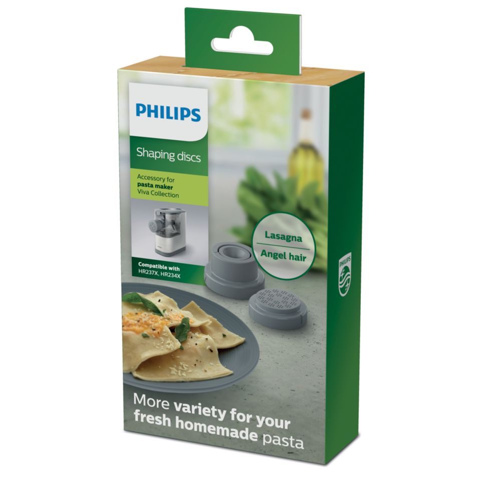 Trying alternative discs to make pasta with Philips Pasta and noodle maker  VIVA collection HR2342 