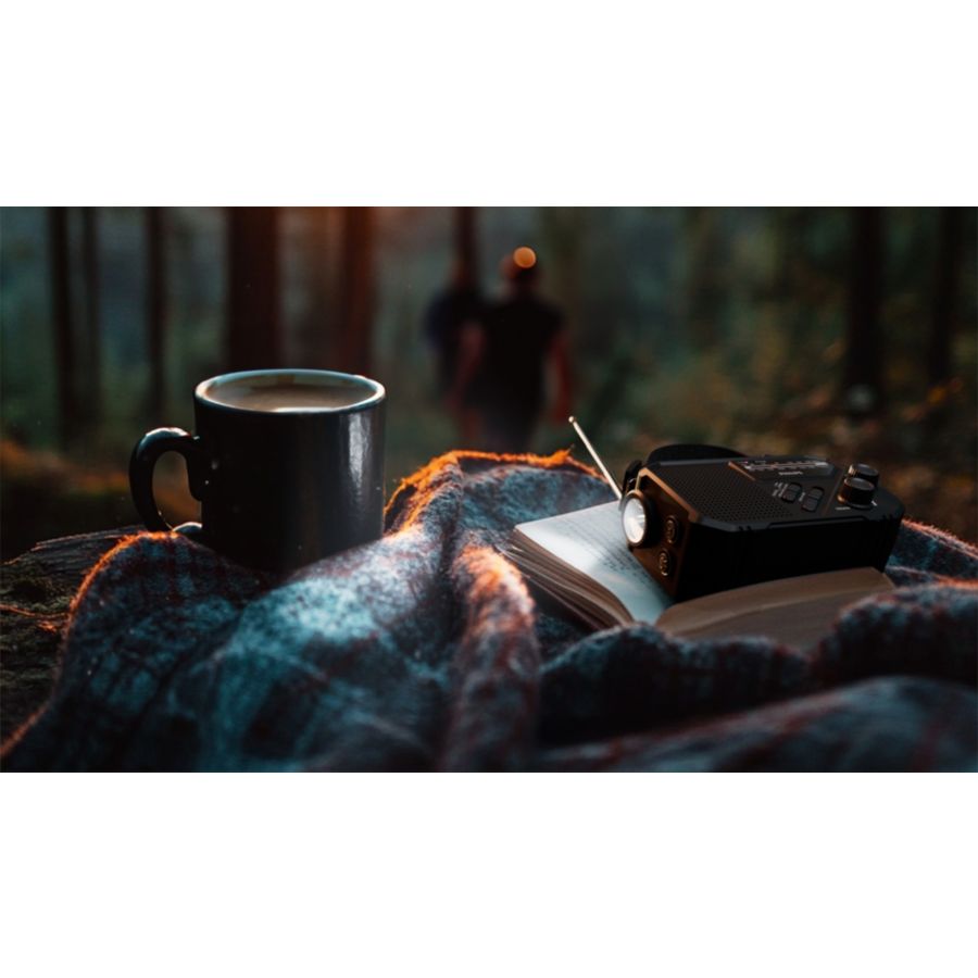 Reliable radio, torch and backup power source