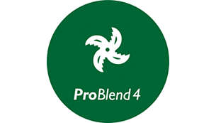 Stainless steel quad blade
