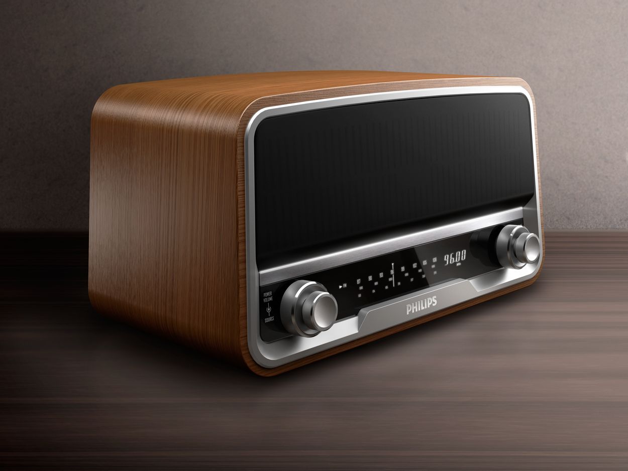 Radio-réveil Philips Vintage 390 – Années 70, Fonctionnel, Radio AM/FM Et Alarme
