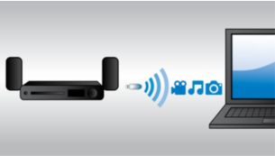 Wi-Fi intégré avec Net TV pour bénéficier de contenus multimédias et de vidéos à la demande