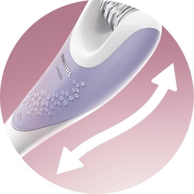 Alcance todas as áreas com o formato em s ergonômico