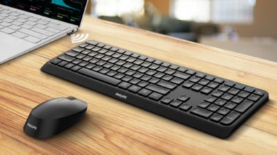 Conexão wireless de 2,4 G para um espaço de trabalho sem fio