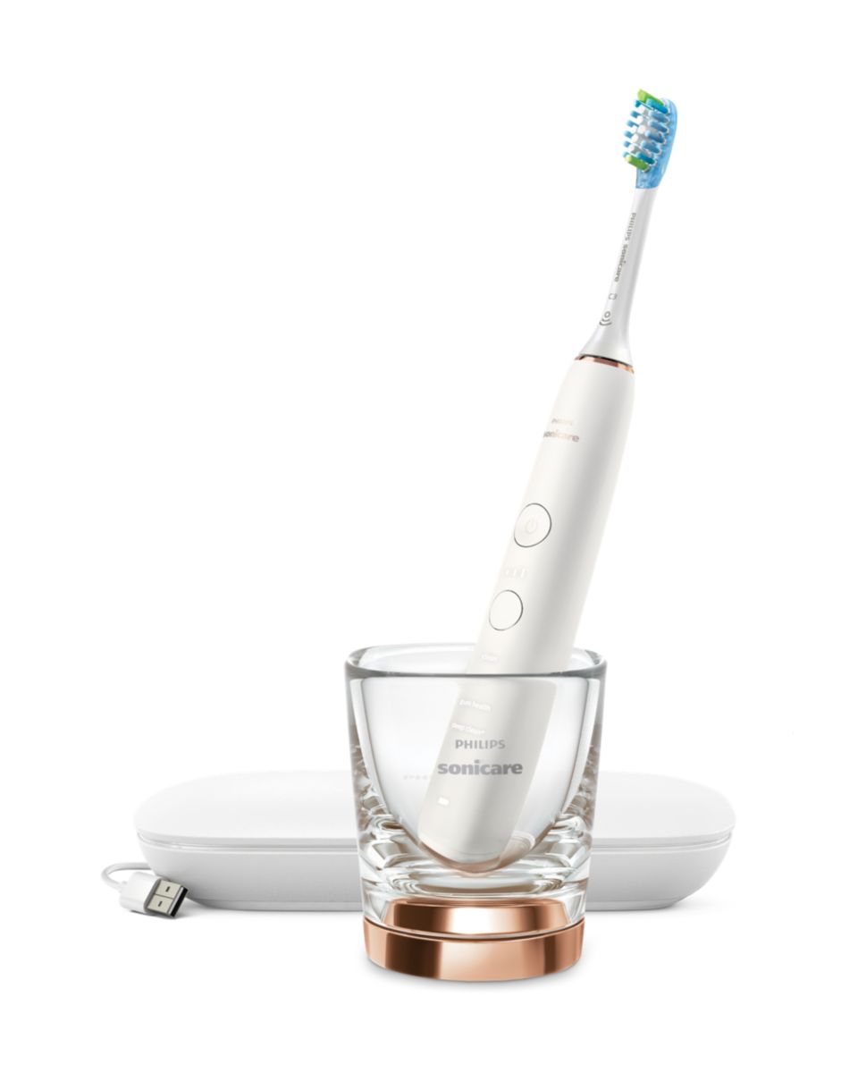 DiamondClean 9000 Wiederaufladbare Zahnbürste HX9911/94 | Sonicare