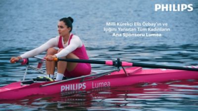 Philips Lumea Kadınlar Günü kampanyasında kürek sporcusu Elis Özbay