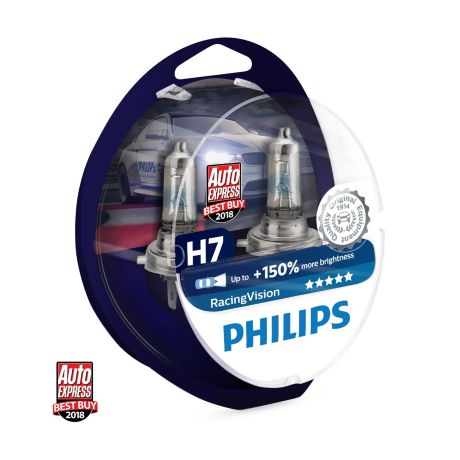 12972RVS2 RacingVision car headlight bulb