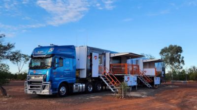 Heart of Australia mobile clinic truck