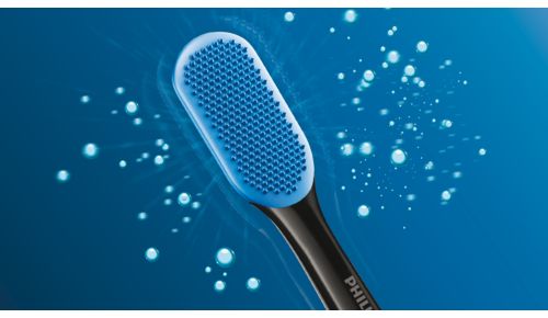 240 MicroBristles voor een zachte, grondige reiniging