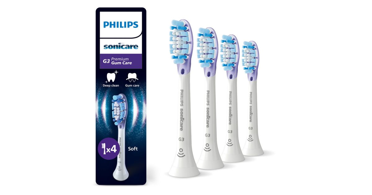 Philips Sonicare Premium Gum Care 4-balenie kefkových nadstavcov HX9054/87 - hlavný produktový obrázok Philips
