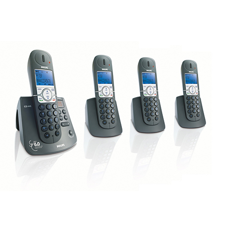 TD4454Q/37  Téléphone sans fil avec répondeur