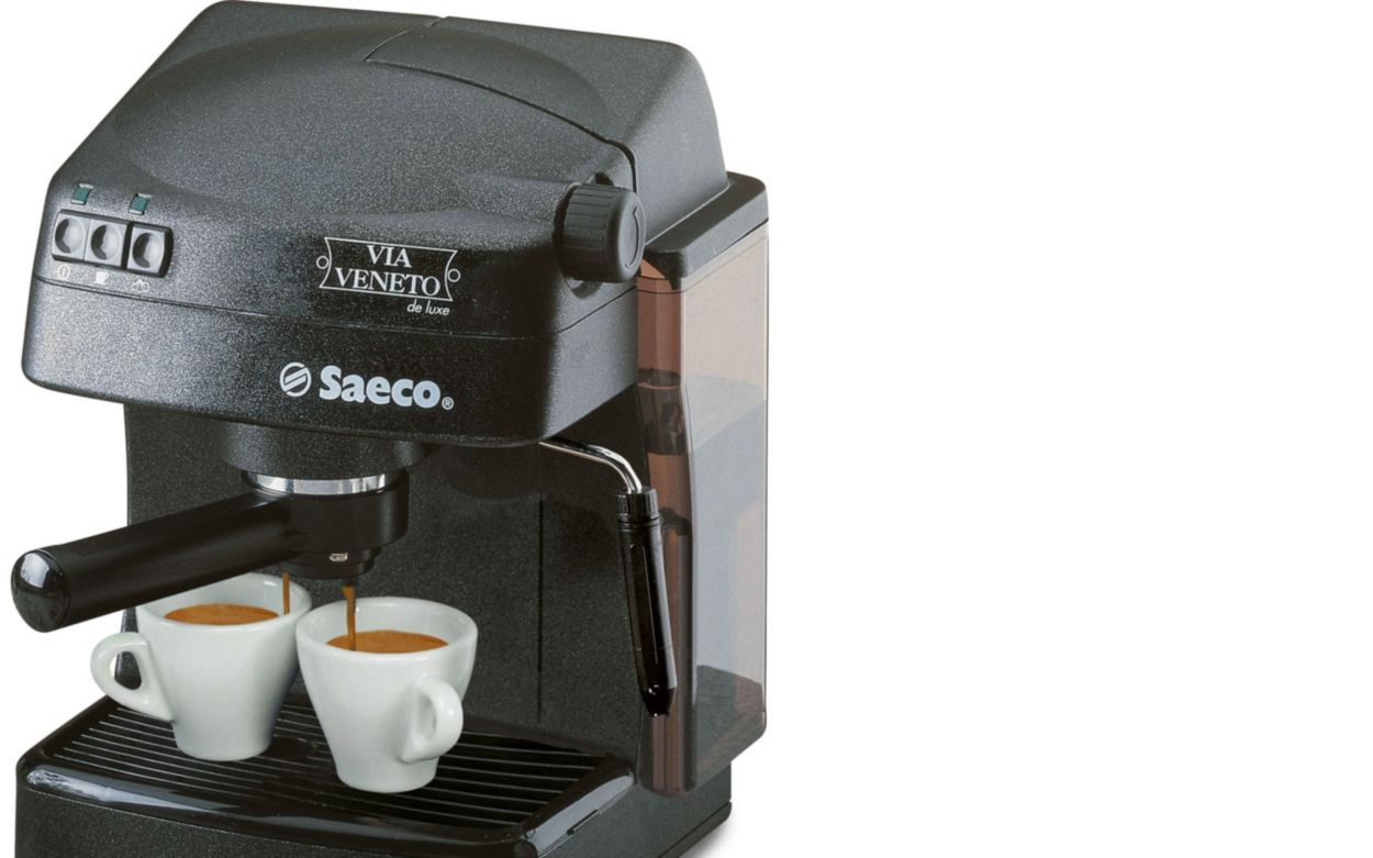 Cafetera Saeco Vía Veneto Combi de Luxe RI9347/01 automática plateada  expreso 230V