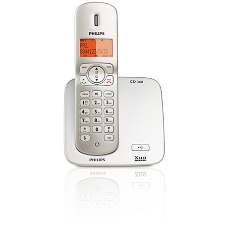 CD3601S/90 Perfect sound Cordless phone