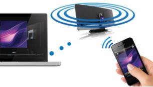 Stream music with AirPlay wireless technology