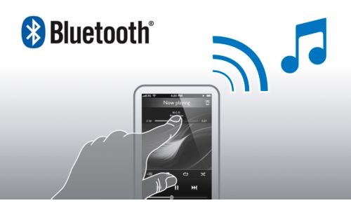 Uw muziek draadloos streamen via Bluetooth™ vanaf uw smartphone