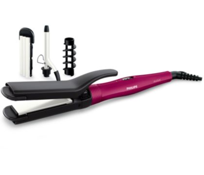 Philips hair straightener on sale with curler price