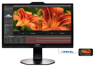 Brilliance 4K ウルトラ HD 液晶モニター 241P6VPJKEB/11 | Philips