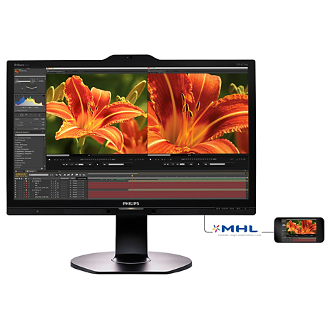 241P6VPJKEB/00 Brilliance 4K Ultra HD LCD-monitor