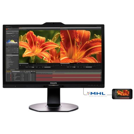 Brilliance 4K ウルトラ HD 液晶モニター 241P6VPJKEB/11 | Philips