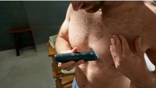 Adapte la tête de rasoir aux contours de votre corps