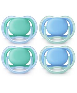 Chupetes Avent Ultra Air 0-6 Meses X 2 Silicona