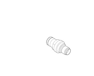 Philips - Trilogy EV300 O2 Fitting, Male DISS Assembly