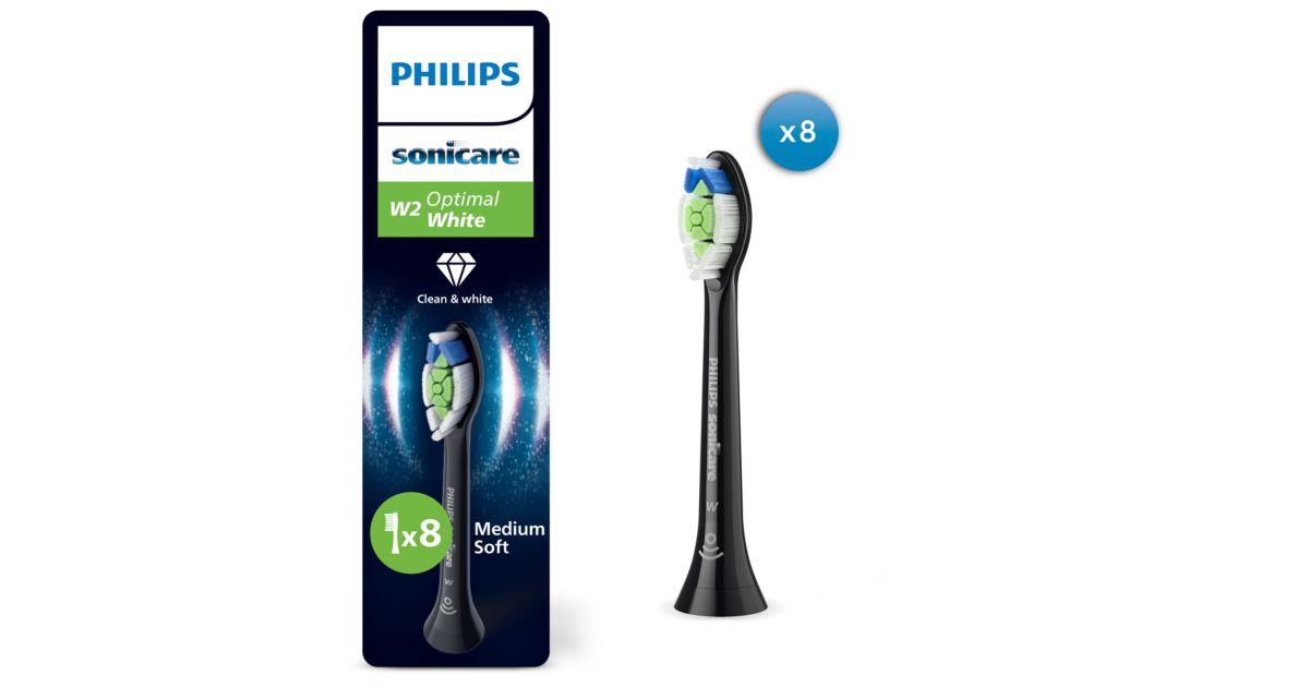 Philips Sonicare Optimal White 8-balenie kefkových nadstavcov HX6068/88 - hlavný produktový obrázok Philips