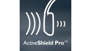 „ActiveShield Pro™“ triukšmo slopinimo technologija pašalina iki 99 % triukšmo