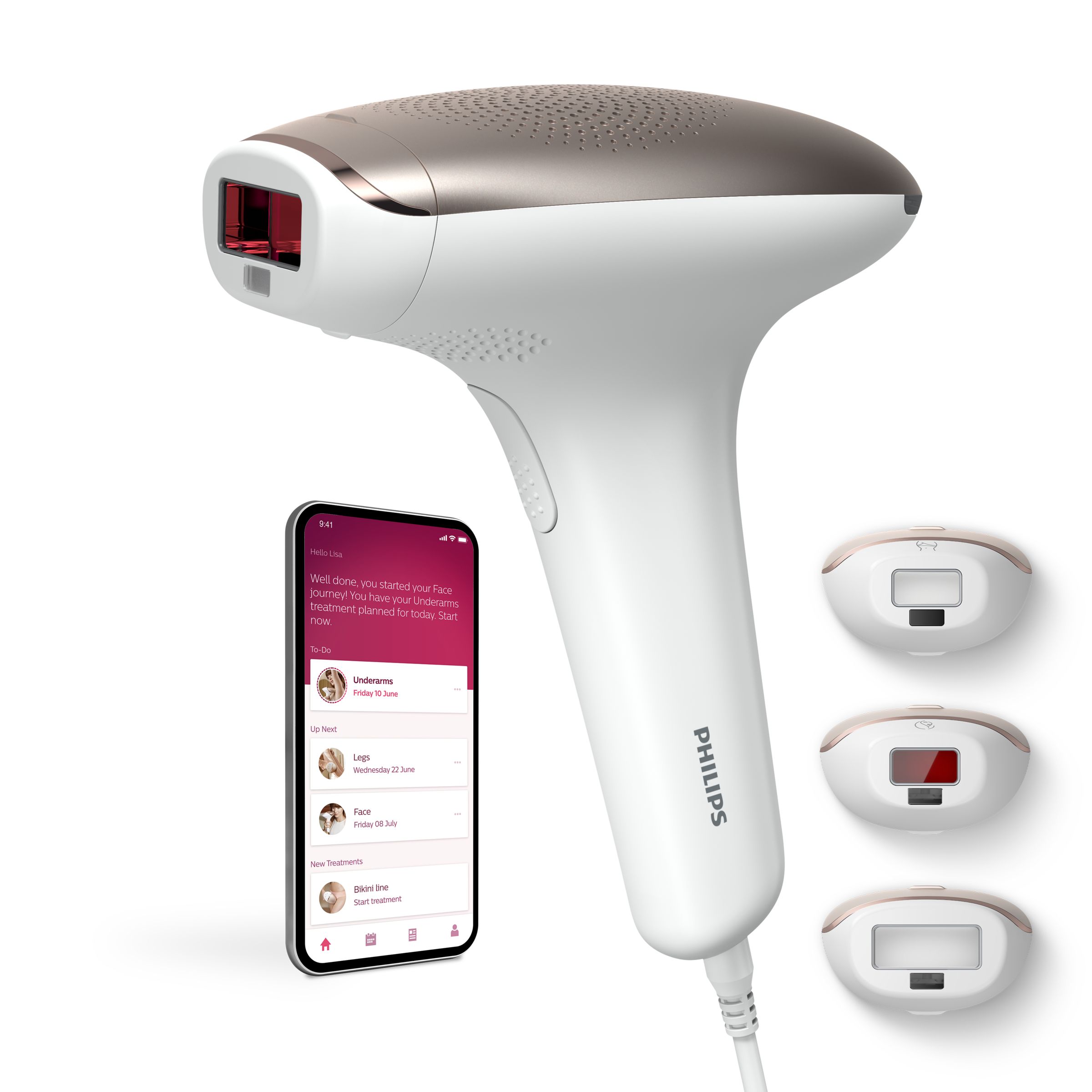 Philips Lumea IPL 7000 Series - IPL Epilátor Na Odstraňování Chloupků - SC1998/00