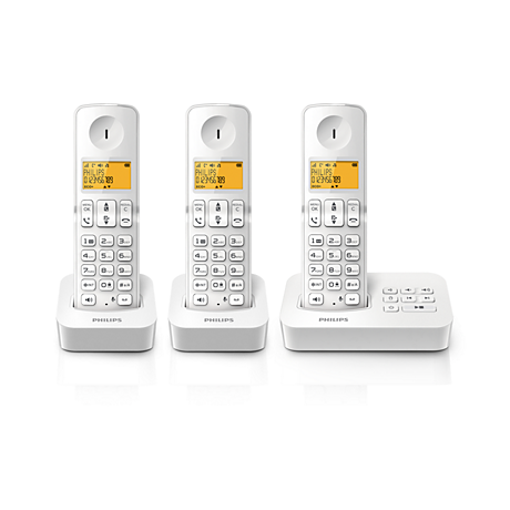 D2153W/FR  Téléphone fixe sans fil avec répondeur
