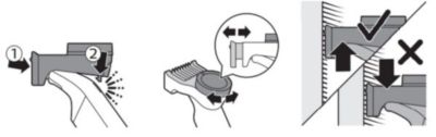 Trimming with Philips OneBlade Pro