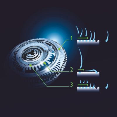 UltraTrack heads catch every hair with just a few strokes